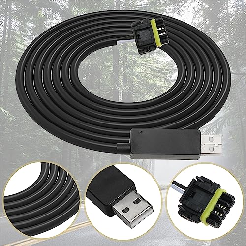 Câble de communication CAN vers USB blindé de 2,4 m avec connecteur 558 443 - 5