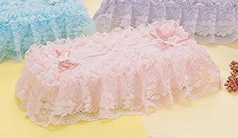 Amazon プレミアムティッシュカバー Pk ティッシュケース レース エレガント かわいい 素敵 オシャレ ピンク ティッシュケース ホルダー オンライン通販