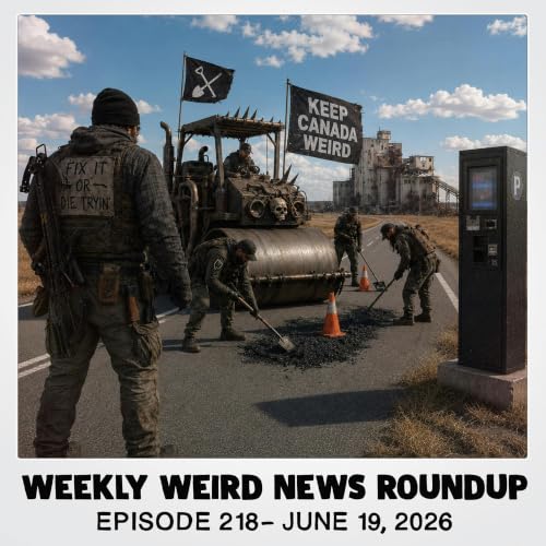 218 - 2026/06/19 - crossbows, pervy parking, Fort McMurray's potholes, and good news!