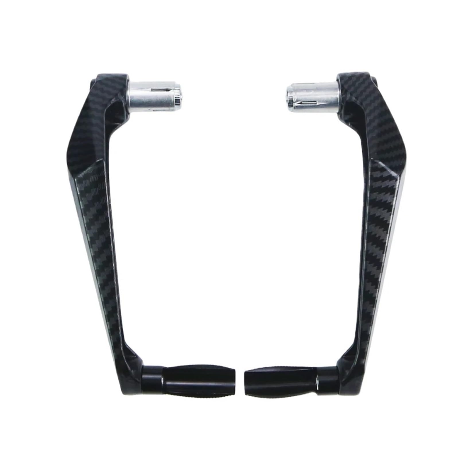 NOAUQWTV Clutch Lever Hand Guard Protector Universal Motorcycle Aluminum Alloy Handlebar Brake Clutch Lever Hand Guard Protector Modification Handguard Motorcycle Handguards(Black)