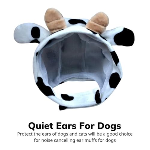 Conjunto de 3 peças orelhas silenciosas para cães - protetores de orelha de cachorro para ruído, pro