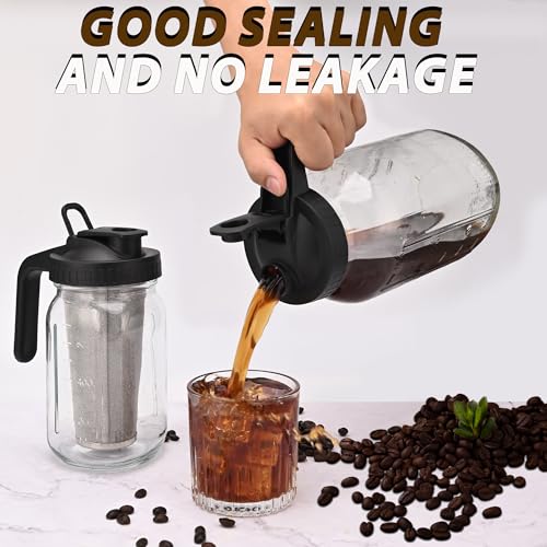 Cafeteira Cold Brew, jarra de vidro durável (946 ml)