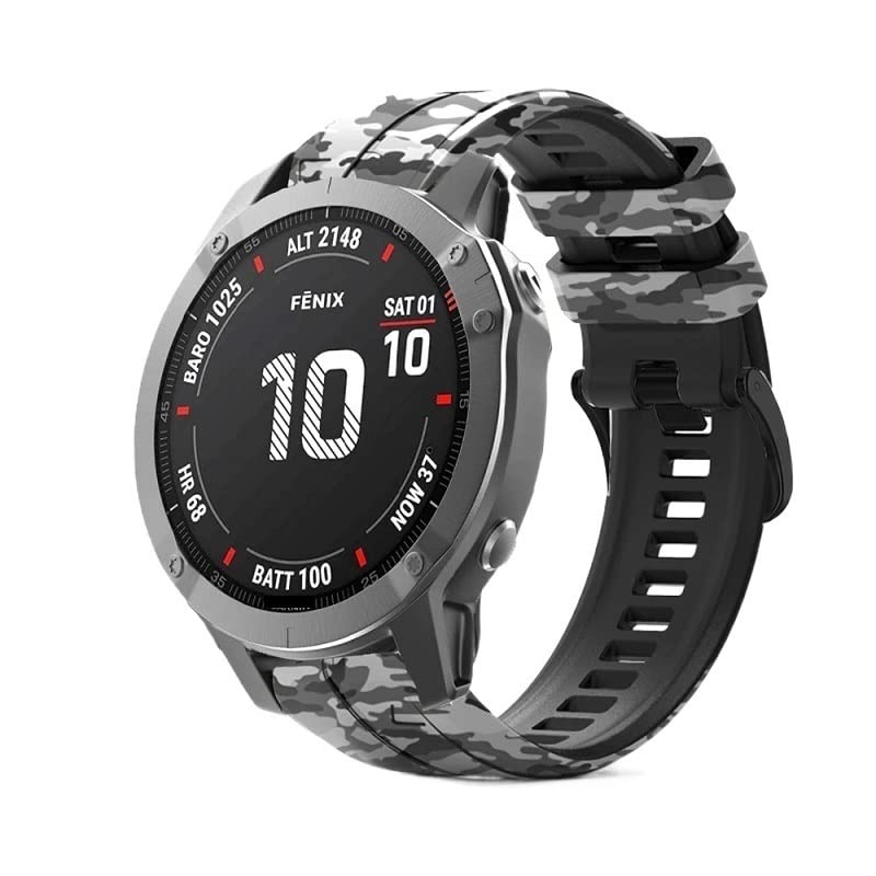 Correa de silicona para Garmin Fenix 7X con sistema de liberación rápida 2