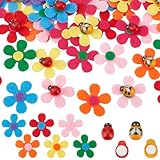 Non tissé et bois -- Les fleurs sont fabriquées en non tissé, texture douce, avec des couleurs vives et résistantes à la décoloration; Les boutons sont en bois, ce qui donne un aspect naturel, sentiment rustique, robuste et durable