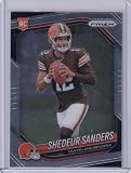 2025 Panini Prizm Shedeur Sanders #302 Cleveland Browns Rookie RC Football Card