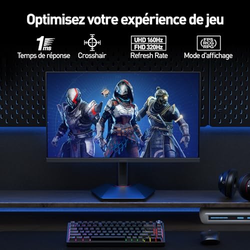 KOORUI G2741L écran gaming 27" 4K/160Hz et FHD/320Hz - photo 5