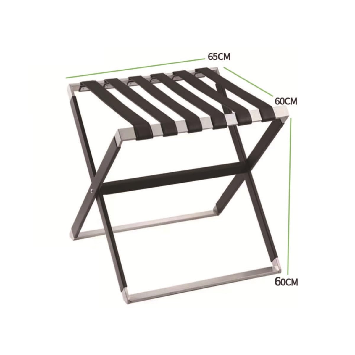 Porta Maletas Hogar Portaequipajes Plegable, Caja Aleatoria Manual, Bastidores De Revestimiento Acero Grueso Inoxidable For Dormitorio, Hotel, Habitación Invitados, Viaje Portaequipajes Invitados
