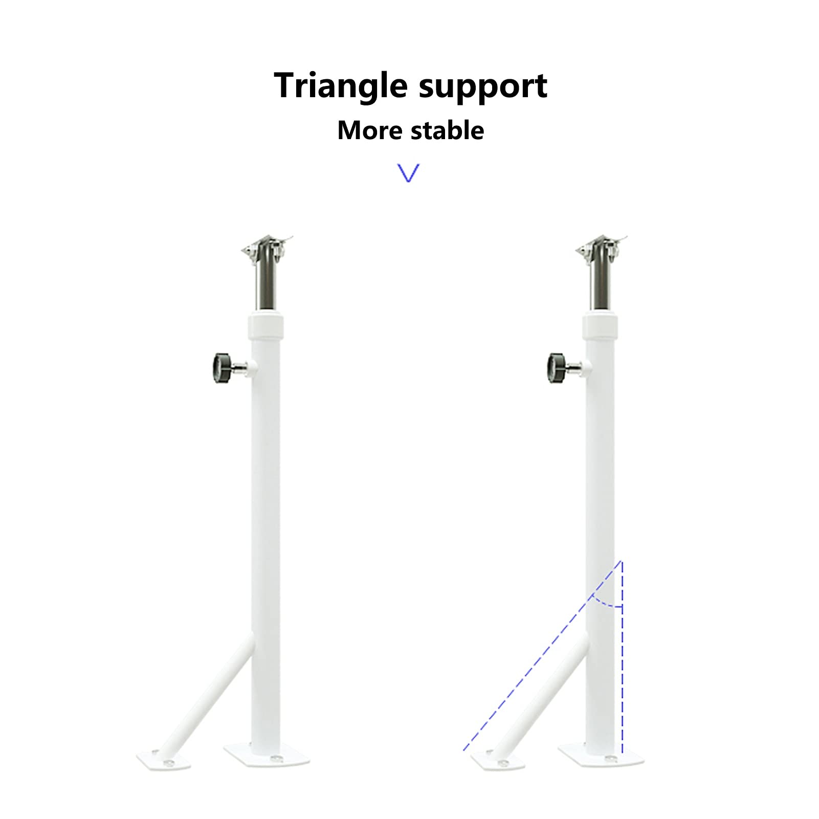Ballet Barre, Height Adjustable Barre Pole with Non-Slip Feet, Freestanding Dance Exercise Equipment for Home and Studio