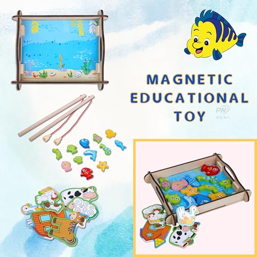 Image of Number Enlightenment Wooden Toy Train for Toddlers - Animal, Transportation, Fruit, Color Recognition Early Education Blocks (Toy Model 10)