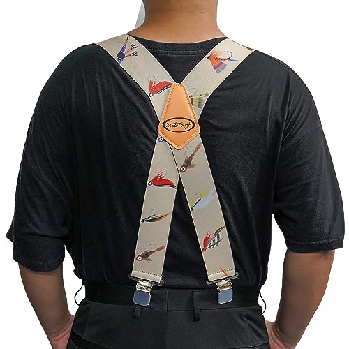 Image of MELOTOUGH Men's Suspenders w /Clip Heavy Duty suspenders for men Big and Tall Work suspenders for Jeans