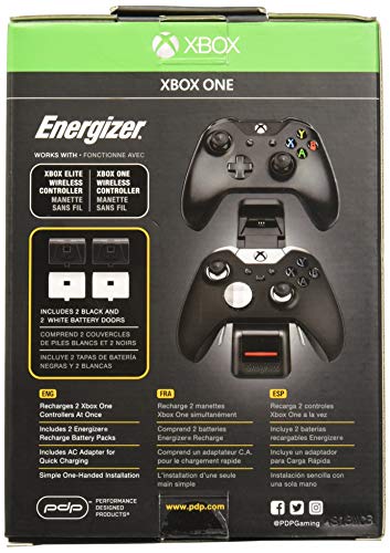PDP - Cargador Energizer 2 Mandos (Xbox One)