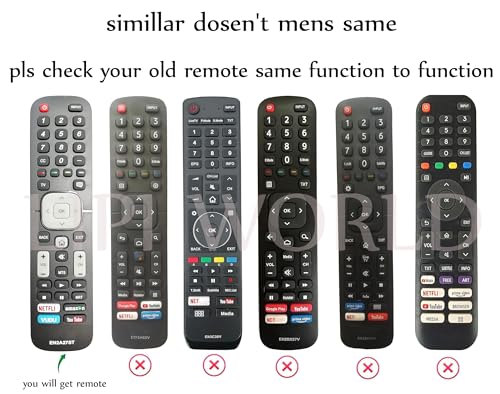 Image of LipiWorld EN2A27ST 4K UHD LCD Led Smart TV Remote Control (Without Voice Function) (Old Exactly Same Will Only Work) Compatible for VU Tv Remote