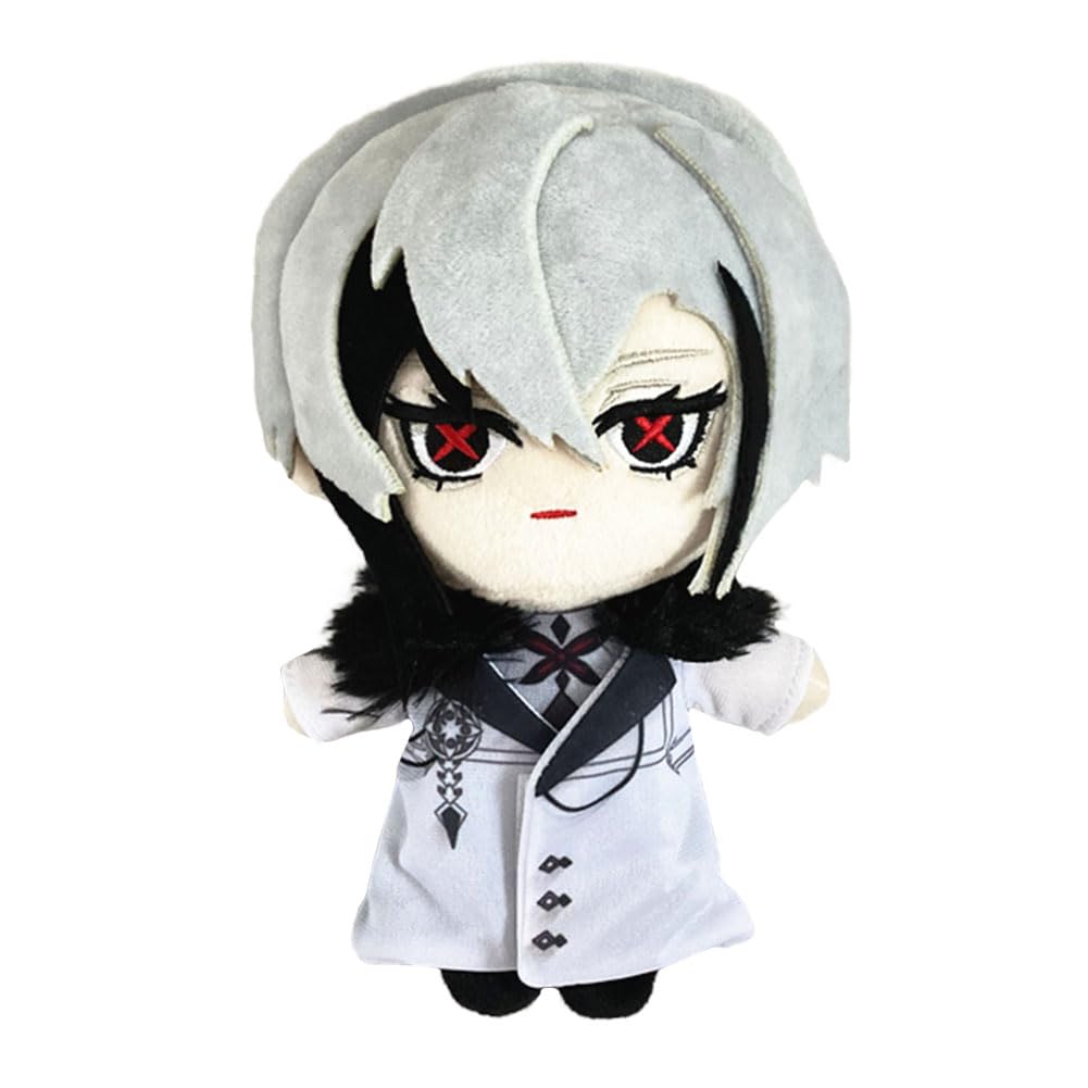 Zhongkaihua Anime Plush Figure Arlecchino Game Fatui Peripheral Plush Doll Cute Cartoon Plush Stuffed Toys Gift for Game Fans 20CM