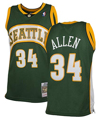 Amazon.com: Seattle SuperSonics Ray Allen 2006 Swingman Green