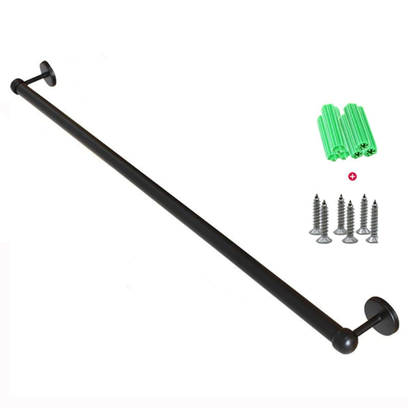 Towel Bar Stylish Towel Hanger Stylish Durable Towel Bar Bathroom Kitchen Bath Screw Mounted Towel Bar Rack, Large Towel Rack Towel Rack Wall Mounted Towel Bar for Bathroom Hardware and Kitchen, 100