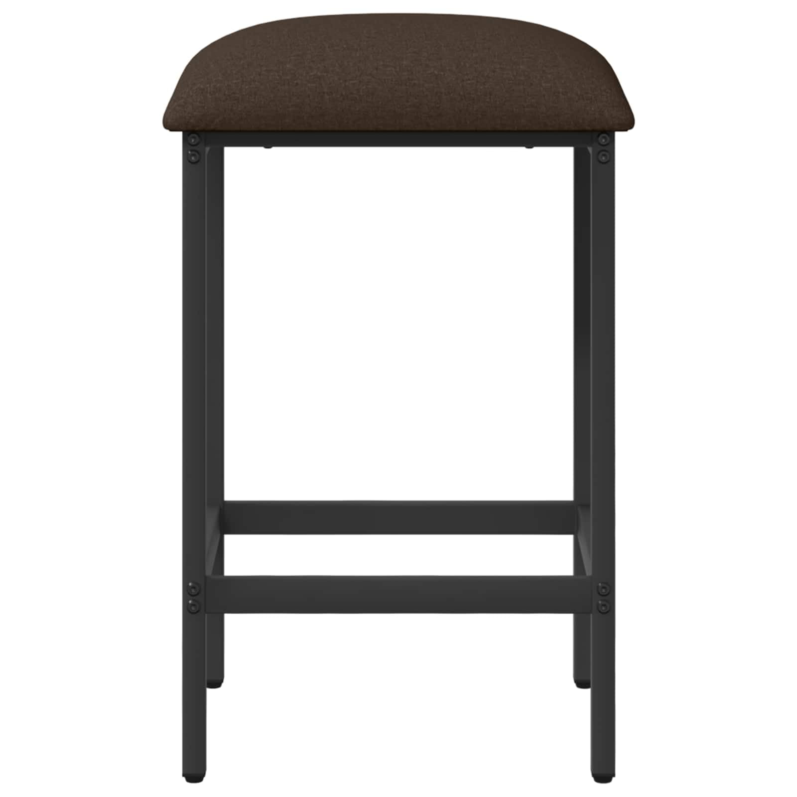 Stołek barowy Taupe 40x32x74 cm z kompozytowego drewna i stali