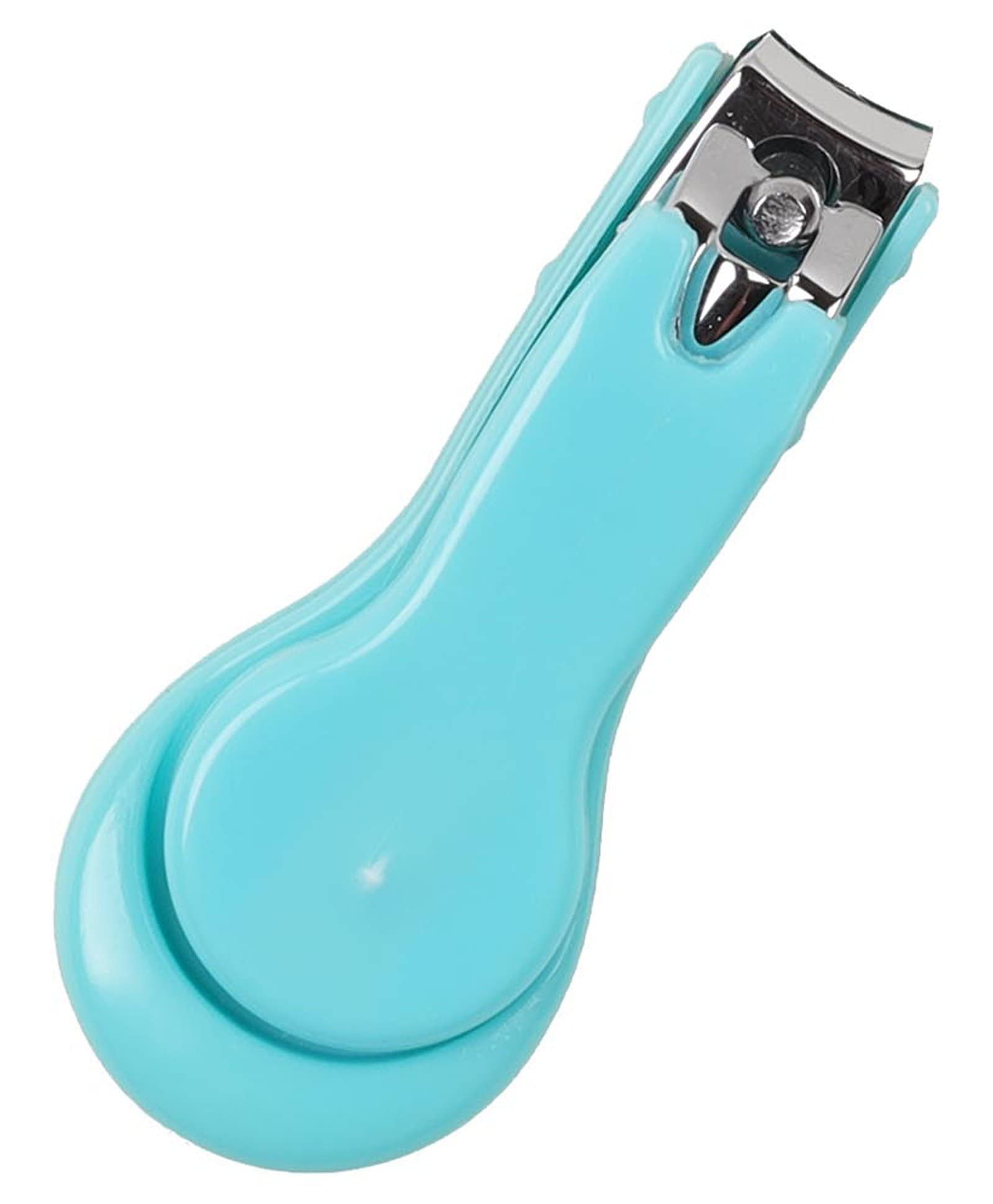 HUF & NUF Baby Safety Nail Cutter Clipper Pedicure Manicure Care for Babies (Blue Straight)-image-0