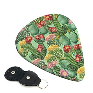 Cactus Floral Bloom Lot de 6 médiators pour guitare acoustique, guitare électrique, basse, ukulélé – fins, moyens et… - Les Beatles, Paul McCartney, John Lennon, RIngo Starr, George Harrison