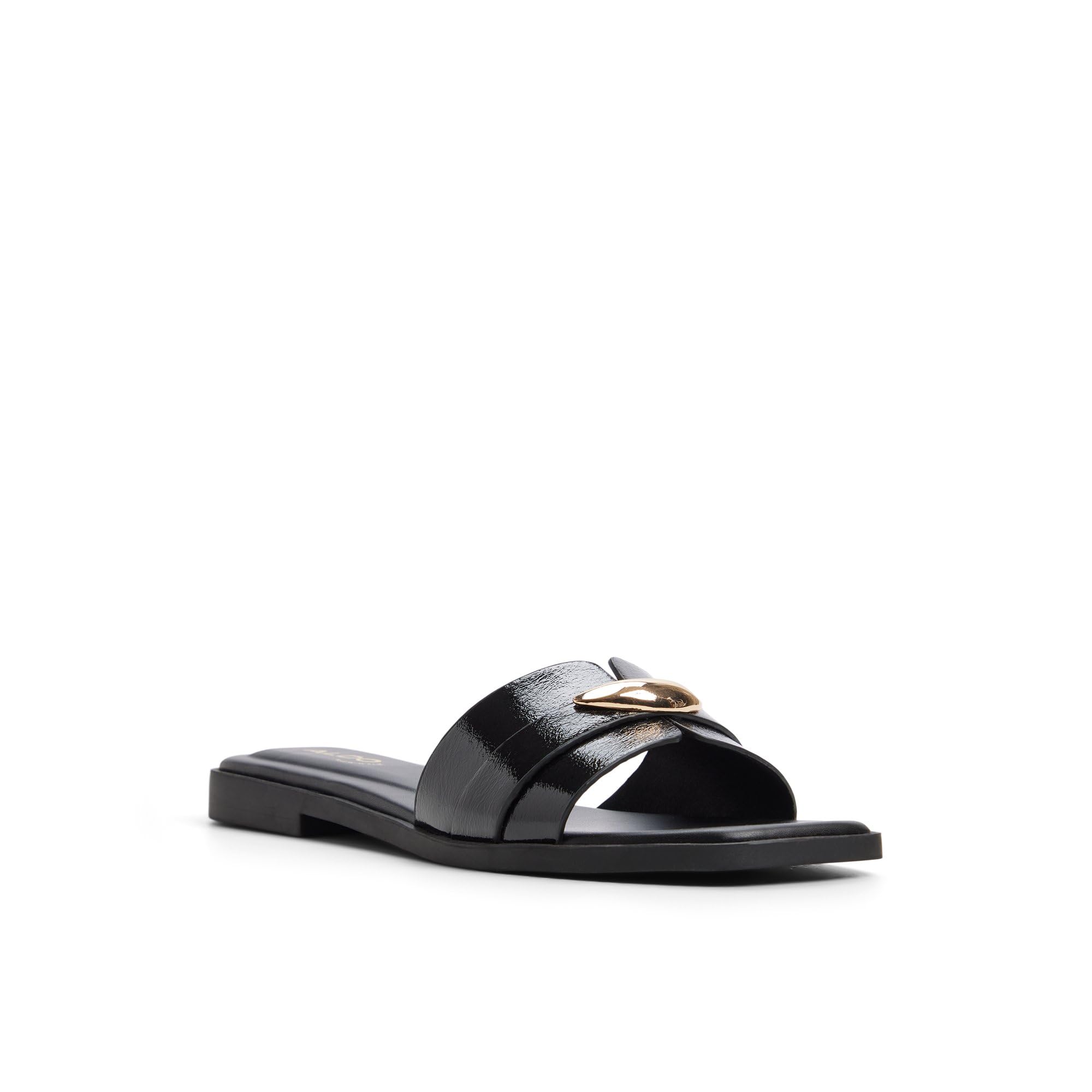 aldo BRIELAA Women Black Flat Sandals-picture-14