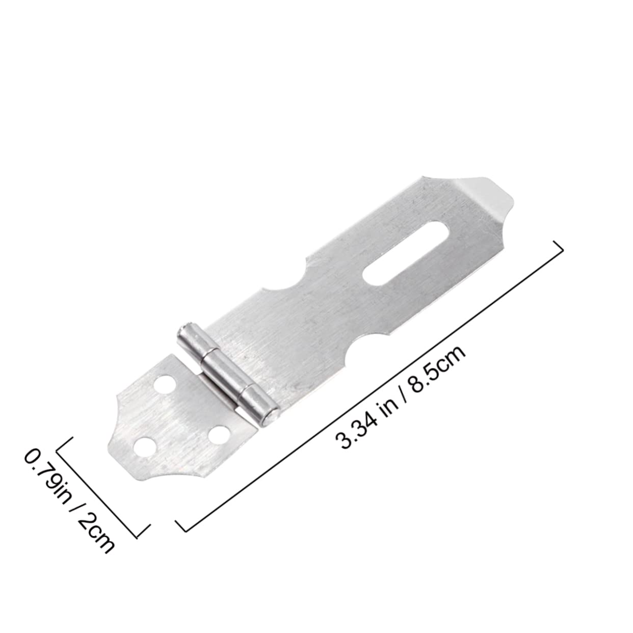 DOITOOL Stainless Steel Door Latch Padlock Clasp 20pcs Set Easy to Use for Applications