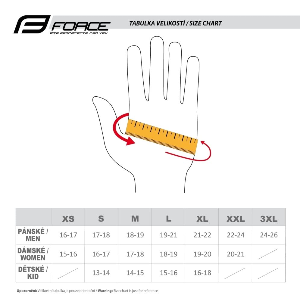 Guantes de invierno Force Cycling (medianos)