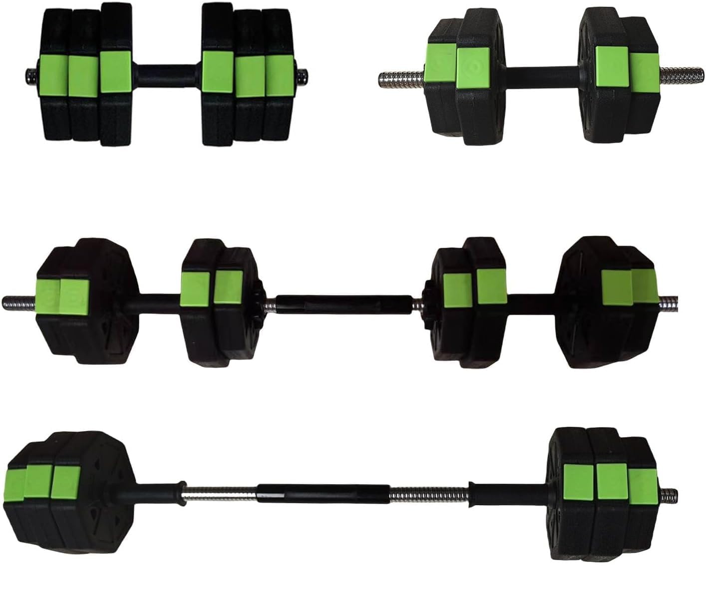 Verstellbares Hantelset 30LB, Hantelset Mit Eisensand & Rutschfestem Griff, Verstellbare Gewichte für Das Heim-Fitnessstudio
