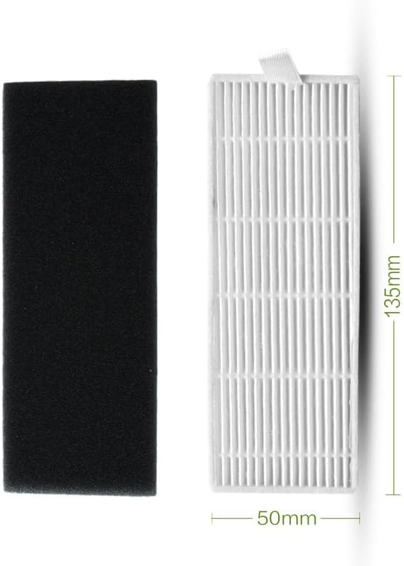 Side Brushes HEPA Roller Main Brush Primary Kits for Ilife X620 X623 A8 A6 Robotic Vacuum Cleaner Spare Parts(1 Main Brush)