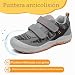 Imagen de Mishansha Niña Zapatillas de Deporte Cómodas Ligeros Transpirable Gris 29