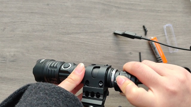 Amazon.com: haixnfire Tactical Flashlight Type-C USB Rechargeable