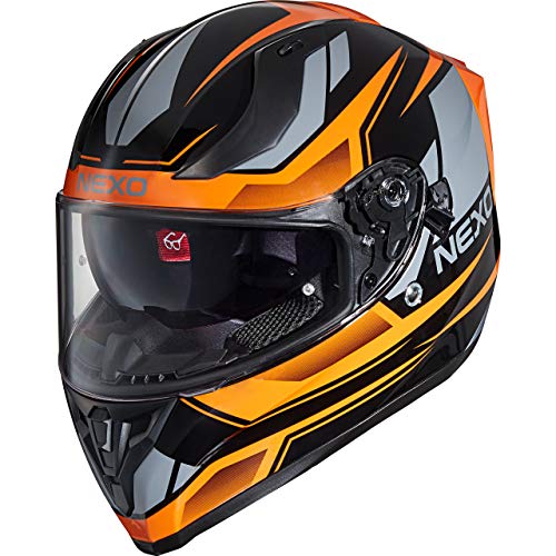 Nexo Integralhelm Sport II – Kratzfeste Visierung – Thermoplast – Belüftung