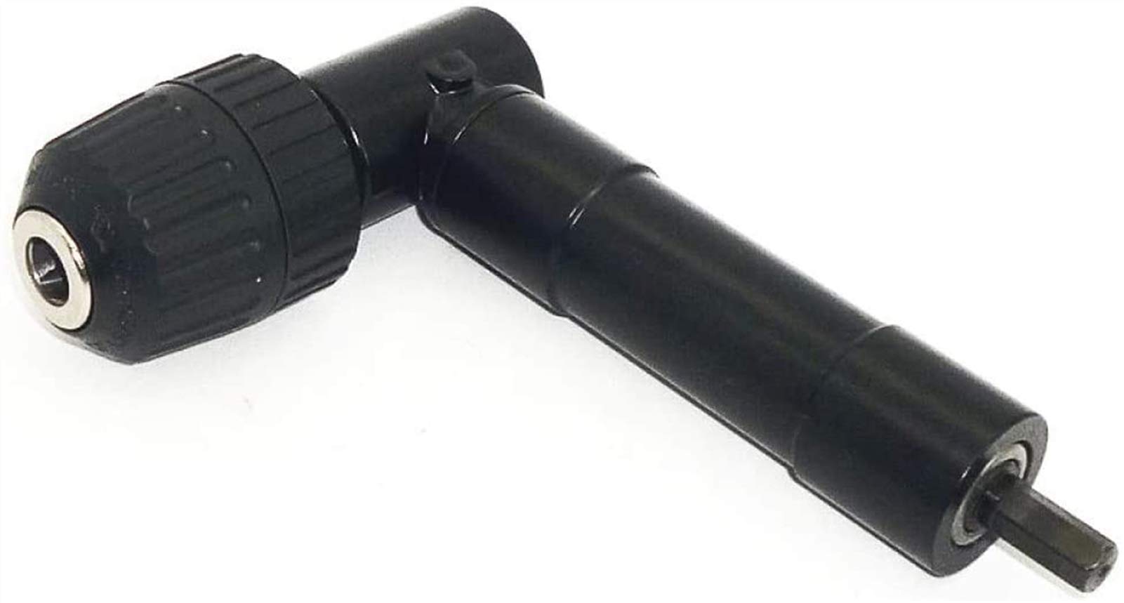 Narzędzia 90 stopni 8 mm regulowany sześciokątny kątowy śrubokręt rozszerzenie gniazdo uchwyt adapter, 0,8-10 mm bezkluczykowy uchwyt wiertarski zestaw narzędzi