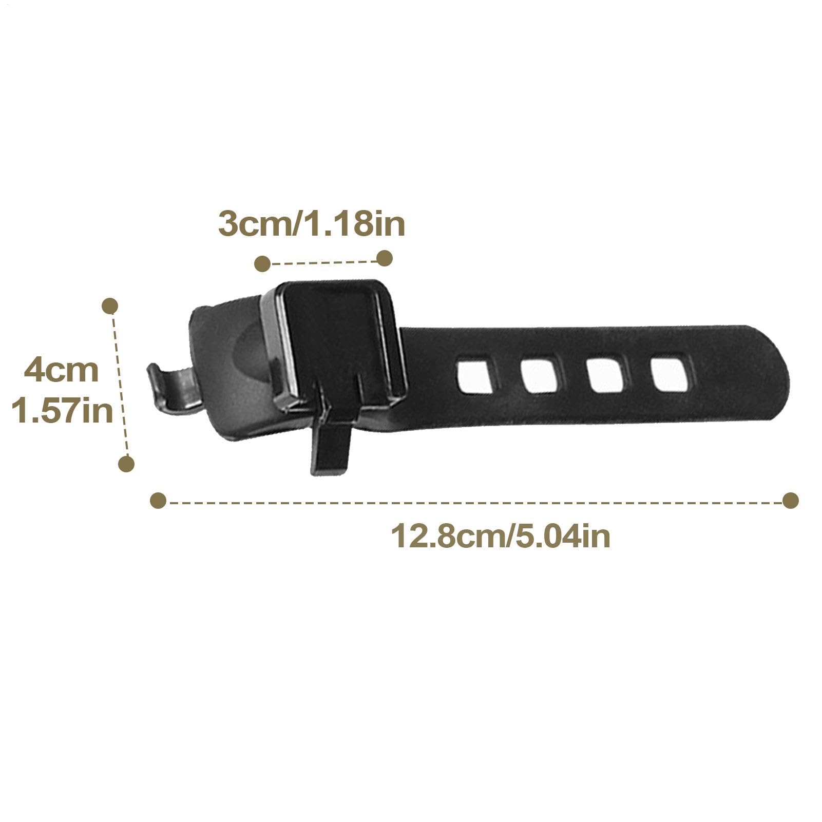 2 Pièces Sangle De Lumière De Vélo, Support De Montage pour Feu Arrière, Bande De Fixation en Silicone, Sangle De Fixation De Rechange, pour Vélo De Montagne Cyclisme Et De Route