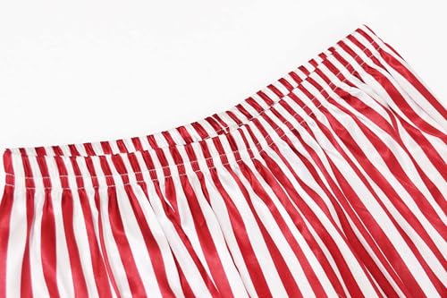 Image of Girls & Womens Satin Pajamas Set, Silk Button-Down Sleepwear 2 Piece Nightwear, 3 Years - Women XXL