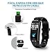 NAIXUES Pulsera Actividad Inteligente GPS, Pulsera Deportiva IP68, 7 Modos Deportes, Monitor...