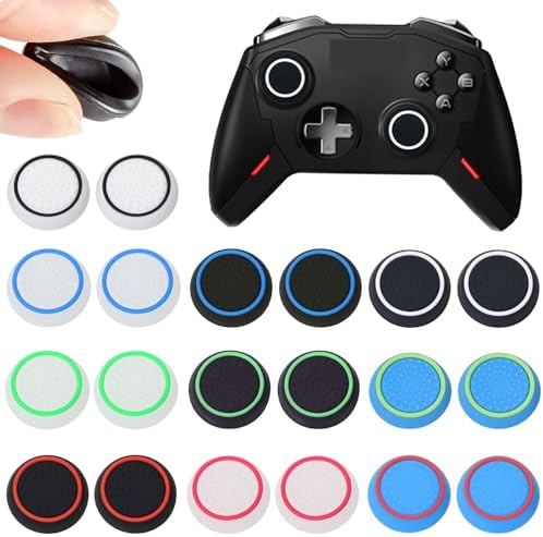 22PCSPoignées Pouce Silicone,Remplacement Joystick Silicone,Capuchons