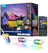 Govee Permanent Outdoor Lights Prism, 200ft with 72 Triple-Color Lighting Heads, 100+ Scene Modes...