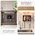 Electric Tankless Water Heater 3000W 110V Constant Temperature Instant Hot Water Heater with Remote Control Digital Display On Demand BLACK(with plug)