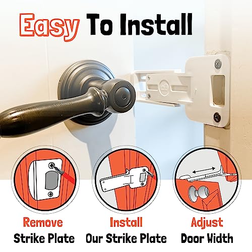 image for Door Buddy Door Prop for Cats - Easiest Cat Door Latch Holder to Keep 