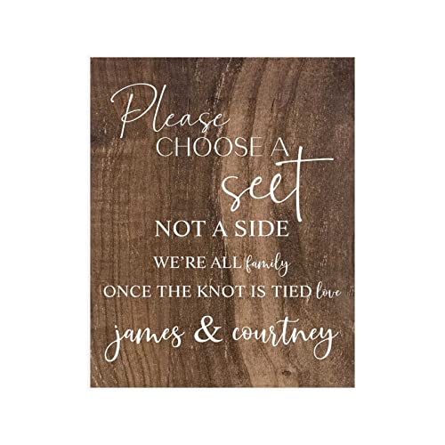 Panneau de mariage en bois rustique pour simplifier le placement des invités