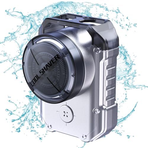Tondeuse à barbe rotative contre les irritations rasoir lavable - 3