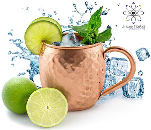Unique Plastic Moscow Mule Copper Mugs (Copper, 2 Pieces)