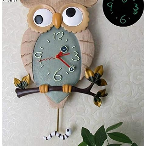 LZLXX Kuckucksuhr Walduhr Retro Pendeluhr Wanddekoration Vintage-Mode Wind Kuckucksuhr Cover