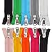 MebuZip 10 Stück 50 cm Reißverschluss Nylon 5mm teilbar Nylon-Reißverschluss Reißverschlüsse für Jacken (50 cm)