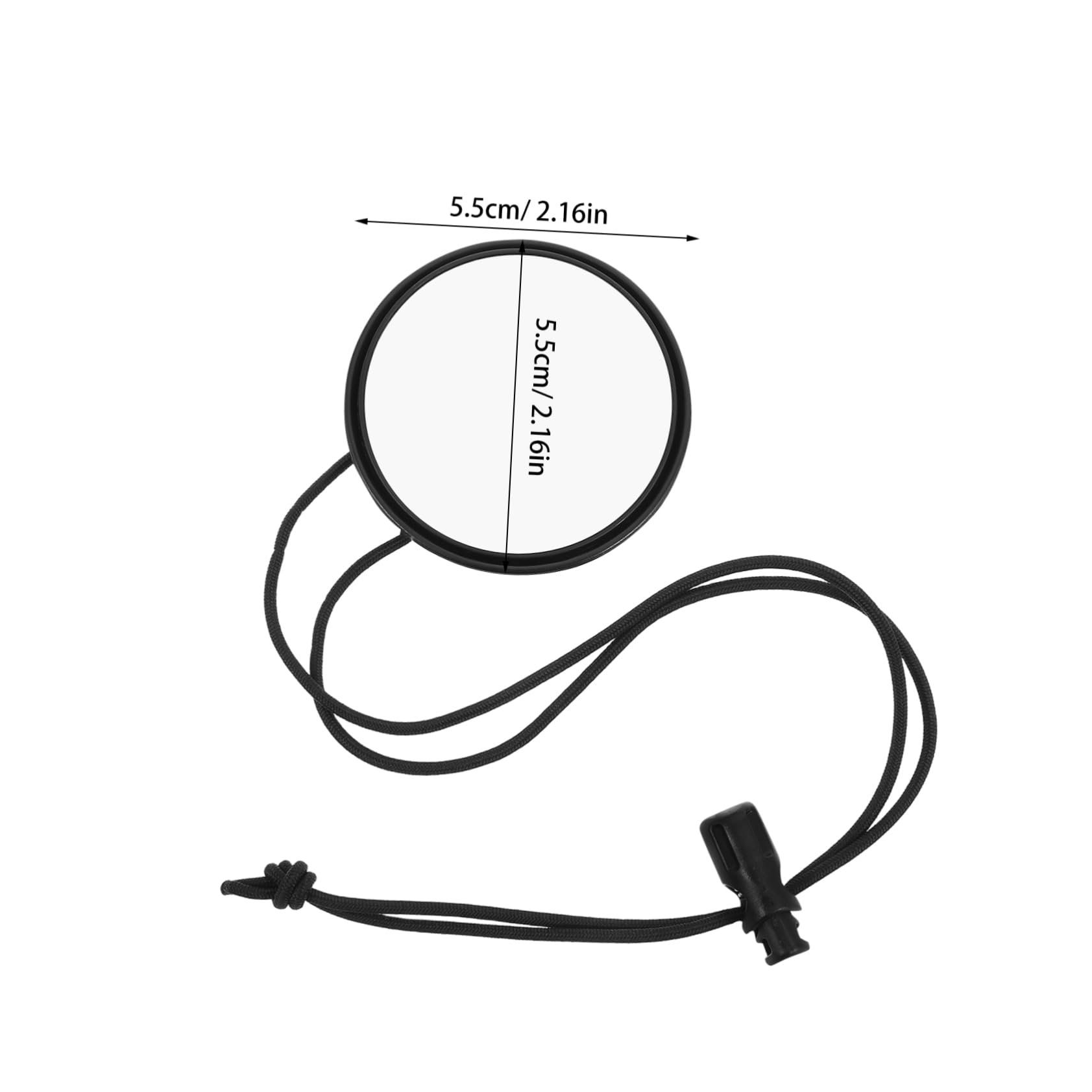 Totority Adjustable Strap Diving Mirror Outdoor Rescue Signal Mirror for Swimming Divers Diving Safety Gear