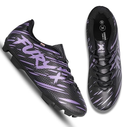 Image of XXUMA Unisex Faux Leather TPU Sole Football Shoes Durable Lightweightand Enhanced Grip