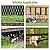 30 Panels No Dig Fence, Animal Barrier Fence, 13in(H) x 30ft(L) Fence Barrier for Bottom, Rabbit Fencing for Garden, Dog Fences Barrier, Rustproof Metal Fences Border for Outdoor