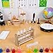 Dollhouse Miniature Test Tubes Set, 1:12 Scale Science Lab Accessories (3.8 x 1 x 2.8 cm)