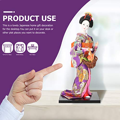 Bonecas Quimono de Gueixa Japonesa BESPORTBLE, Estatueta de Gueixa, Ornamentos, Arte de Presente, Co