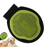 Ahuuen Hunde-Shampoo-Bürste – Welpen-Pflegehandschuhe – Katzenreinigung, Massagehandschuhe für Strandpfleger, Badezimmer, Zuhause, Wohnung, Outdoor, Reisen, Innenbereich, Kätzchen, Welpen