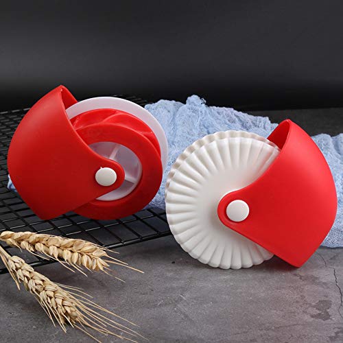 Cortador de roda de massa Zwbfu para massa de torta, decorador de massa de pizza, massa, bordas reco